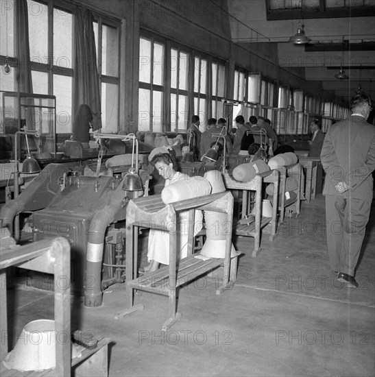 Hat factory, milliner supplier, La Moderna, Giubiasco, around 1955