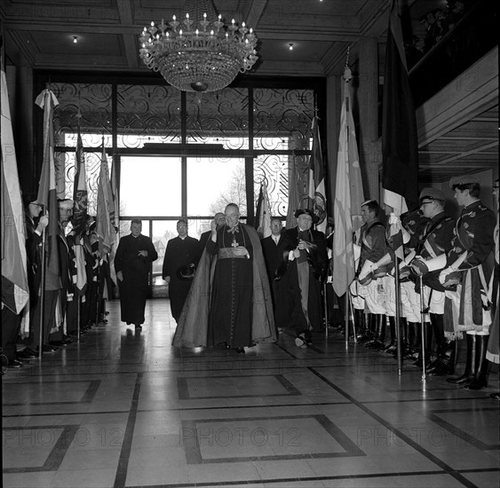 Nuncio Gustavo Testa in Switzerland 1959