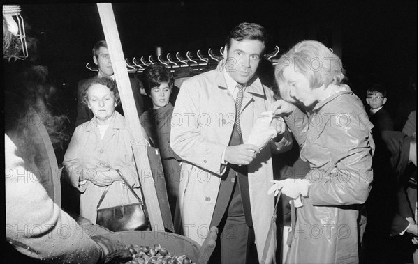 Heidi Abel and Maeni Weber at autumn fair in Basle 1973