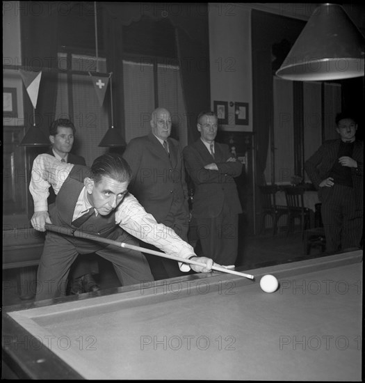 Aeberhard, billiard swiss champion for the 12th time. Lausanne 1994