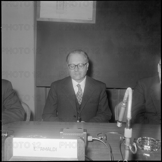 Prof. Edoardo Amaldi, nuclear physicist. ca. 1960