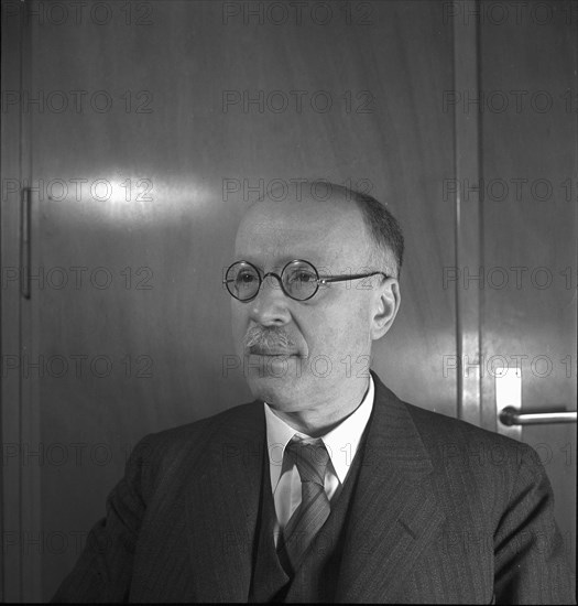 Nobel laureate Prof. Dr. Leopold Ruzicka, Zurich 1942