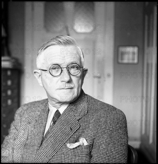 Professor Léon William Collet, scientist 1950