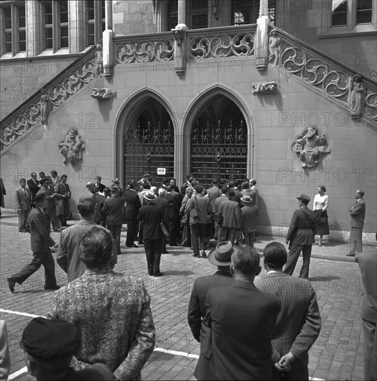 Romanian embassy occupation (1955), trial in the town hall Berne 1956