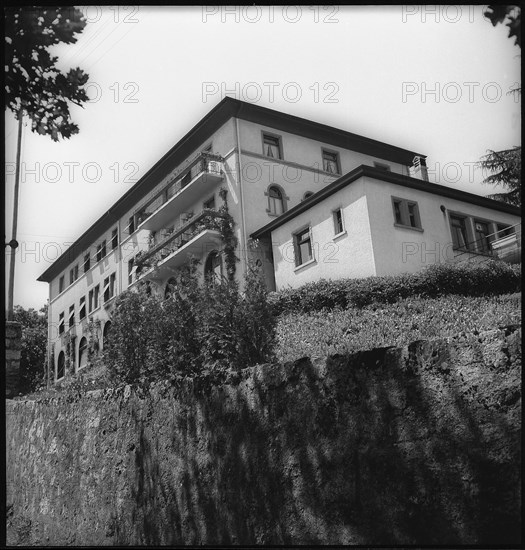 Psychiatric clinic Malévoz in Monthey 1945