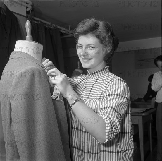 Lotti Thüler, mens tailor 1959