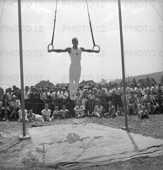 Melchior Thalmann, athlete ca. 1950