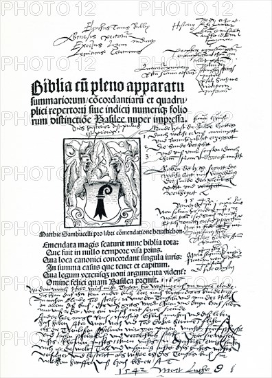 Luther Hand Bible