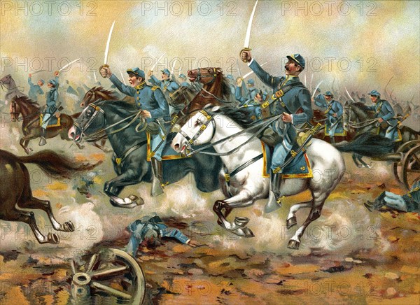 Gaines's Mill Cavalry Charge