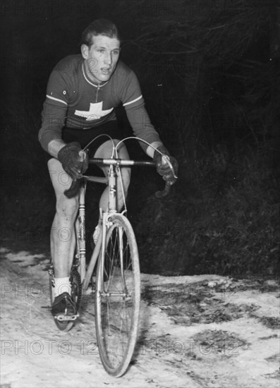 Swiss champion Hans Bieri, about 1955.