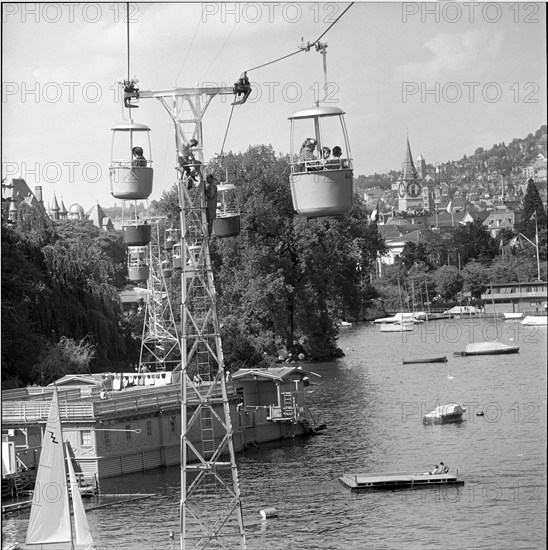 SAFFA fair cableway, 1958.