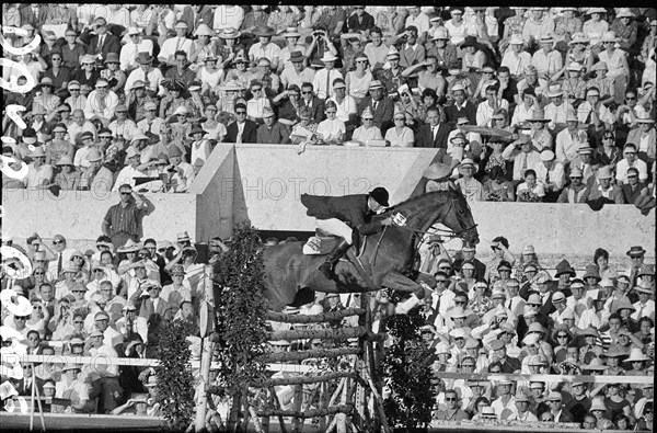 Olympic Games Rome 1960: David Broom and Sunsalve.