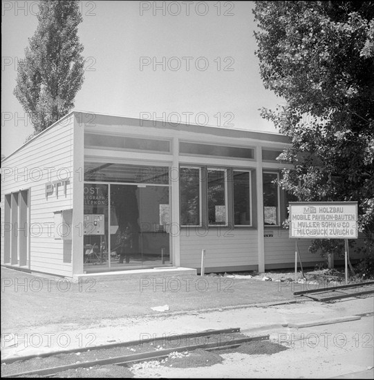 SAFFA 1958: opening of the post office.