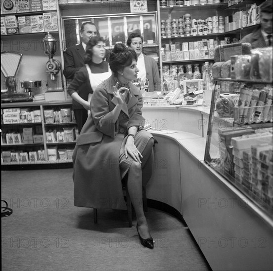 Sophia Loren in Lucerne 1959.