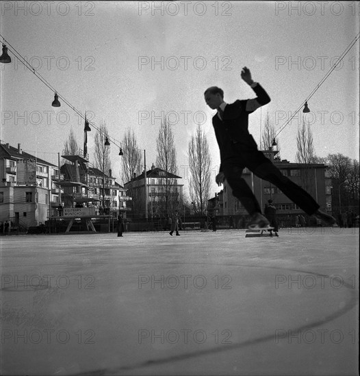 Gv©rald Desbaillet, Figure Skater around 1960.