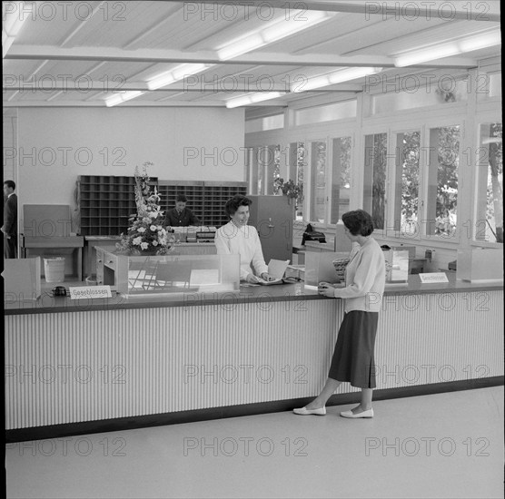 SAFFA 1958: opening of the post office.