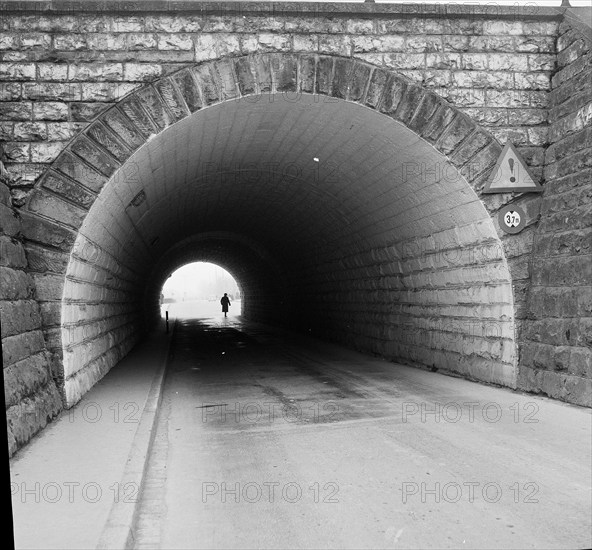 Tunnel Gubelstrasse Zug 1957.