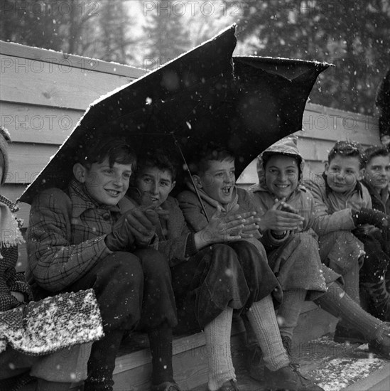 Hockey World Championship Zurich/Basle 1953, spectators.