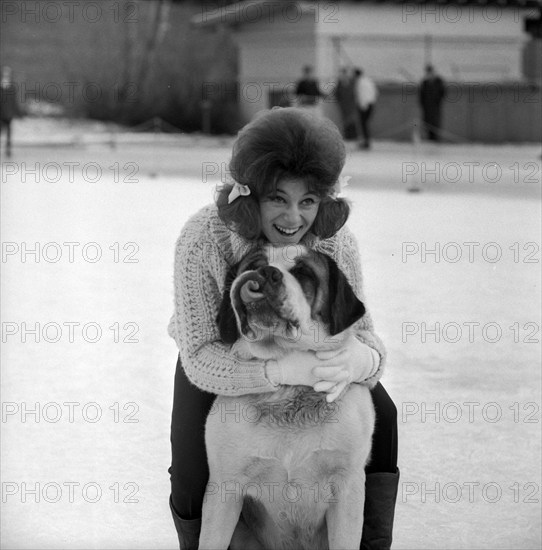 Sheila in Gstaad 1964.