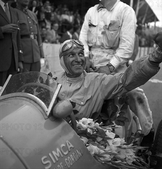 Raymond Sommer, French racing driver, ca. 1950.