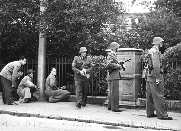 Armed attack on hungarian embassy Berne, committed by two hungarian refugees 1958.