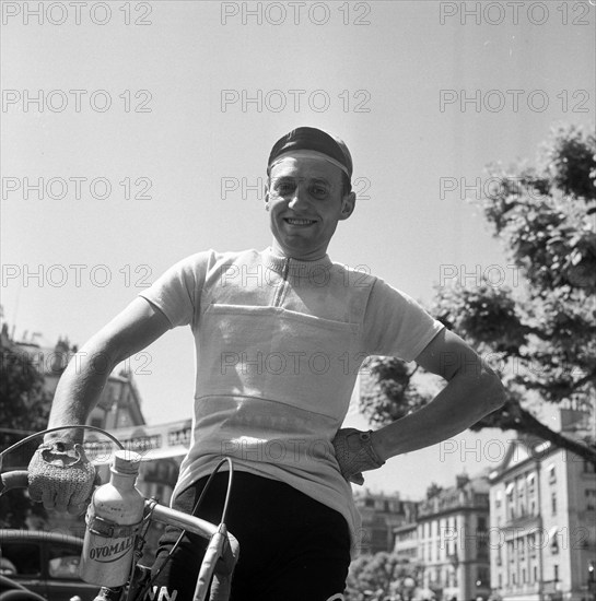 Edgar Sorgeloos, cyclist, 1955.