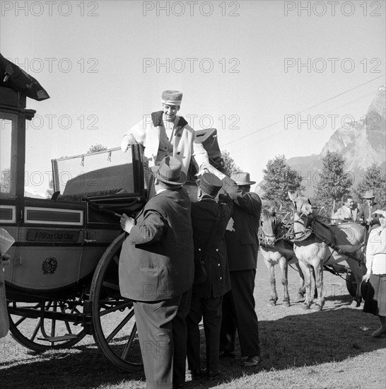 Day of the horse"" in Basel 1956.