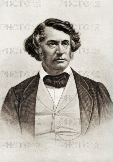 Charles Sumner (1811 –1874) was an American statesman and United States Senator from Massachusetts. As an academic lawyer and a powerful orator, Sumner was the leader of the anti-slavery forces in the state and a leader of the Radical Republicans in the U.S. Senate during the American Civil War.