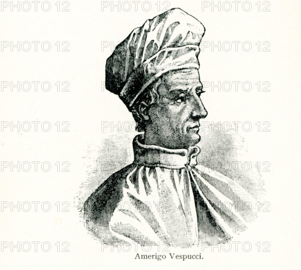 Vespucci (1454-1512)  was an Italian explorer, financier, navigator, and cartographer who was born in the Republic of Florence. He is best known for his namesake: the continents of North and South America.