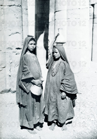 The caption accompanying this 1903 illustration in Gaston Maspero’s book on  History of Egypt reads: “Water Carriers.”.