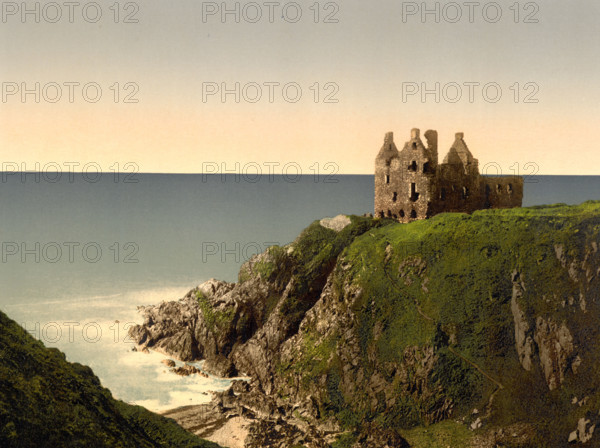 Dunskey Castle Is A Tower House Near The Village Of Portpatrick In The Dumfries And Galloway Council Area