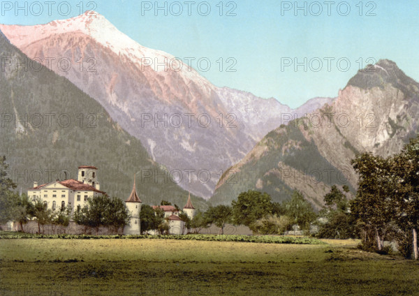 The Chateau De Werra In Valais