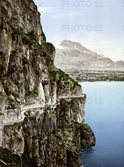 Ponale Road And View Of Riva