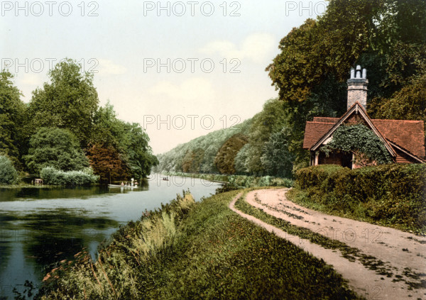 Cliveden From Below The Cookham Ferry