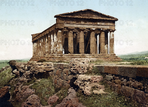 The Temple Of Concordia In Agrigento