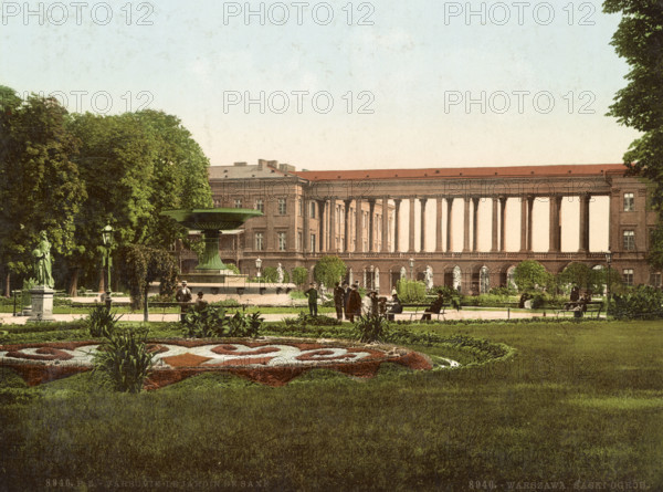 The Saxon Garden In Warsaw