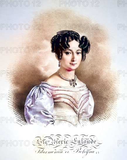 Henriette Clementine Meric-Lalande (4 November 1798 In Dunkerque – 4 September 1867 In Chantilly) Was A French Opera Singer (Soprano