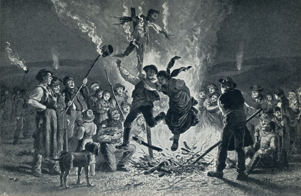 Bonfire in Midsummer 1879