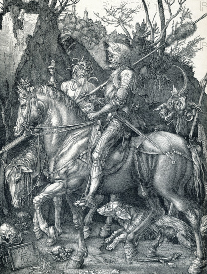 Knight, Death, and Devil by Durer