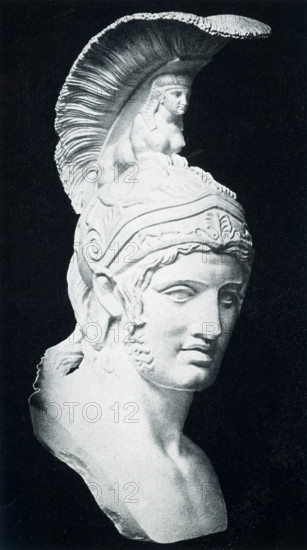 This statue shows the god of war Mars (Ares to the Greeks). In ancient Roman religion and myth, Mars also an agricultural guardian, a combination characteristic of early Rome. He was the son of Jupiter and Juno (Zeus and Hera to the Greeks) , and he was the most prominent of the military gods in the religion of the Roman army. The statue is housed in the Glyptothek in Munich. The Glyptothek is a museum in Munich, Germany, which was commissioned by the Bavarian King Ludwig I to house his collection of Greek and Roman sculptures.