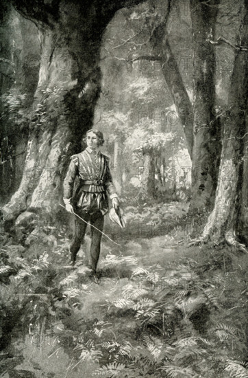 Boy Shakespeare in forest of Arden. As a boy, Shakespeare loved to roam through the forest and to feel its mystery and power. Every day he wandered down its shady paths and into its most secret places until he grew to know it, and felt that over its solitudes there brooded an invisible presence. He longed to discover the secret of the mystery and power of the forest. William Shakespeare (died 1616) was an English playwright, poet and actor, widely regarded as the greatest writer in the English language and the world's greatest dramatist. He is often called England's national poet and the ""Bard of Avon"".