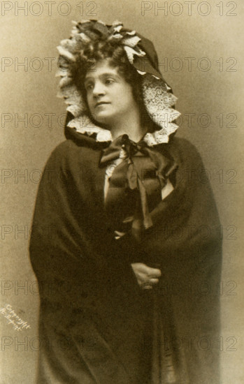 Shown here is Madame Marcella Sembrich as Mimi in La Boheme. Sembrich was a famous Polish prima donna who was born in 1859 and was an accomplished violinist and pianist before her voice devloped. Studied at Leipsic Conservatory under Wilhelm Stengel and then became his wife. Made debut in 1877 as singer in I Puritani. Visted US first in 1883. Her greatest successes were in Mozart's operas and has sung in Barber of Seville, Martha, La Traviata, La Sonnambula. Two of her greatest roles were as Mimi in La Boheme and the leading role in The Daughter of the Regiment. She was also a member of the Metropolitan Opera Company.