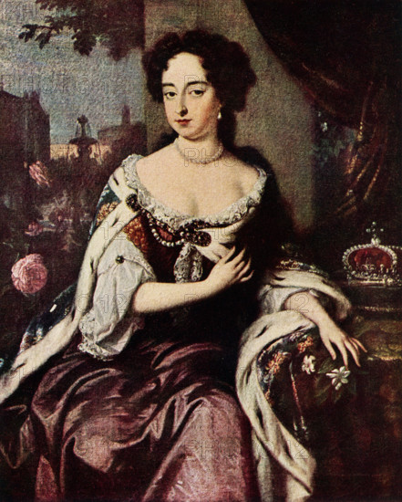 Mary Princess of Orange, from a oainting by J Closterman in the National Portrait Gallery. Mary, Princess Royal, was an English princess, member of the House of Stuart, and by marriage Princess of Orange and Countess of Nassau; she also acted as regent for her minor son from 1651 to 1660. She also was the first holder of the title Princess Royal. John Closterman (also spelled Cloosterman, Klosterman) was a Westphalian portrait painter of the late 17th and early 18th centuries. His subjects were mostly European noblemen and their families.