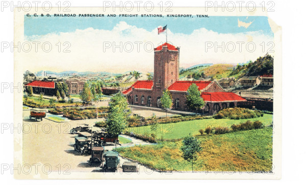 Railway Station in Kingsport in Tenn