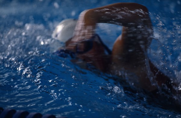 10051186 SPORT Water Sport Swimming Swimmer in freestyle