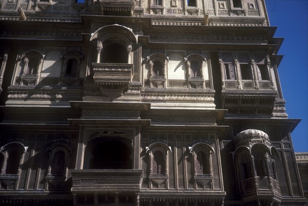 INDIA, Rajasthan, Jaisalmer, "Haveli, 17th century merchants house"