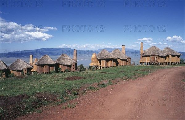 TANZANIA, Ngorongoro, The Crater Lodge huts.