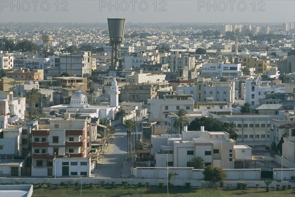 LIBYA, Tripoli, View over city centre housing