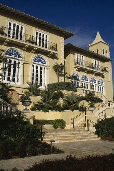 US VIRGIN ISLANDS, St Thomas, Colonial architecture in the Grand Palazzo.