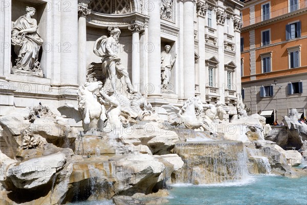 ITALY, Lazio, Rome, The 1762 Trevi Fountain by Nicola Salvi